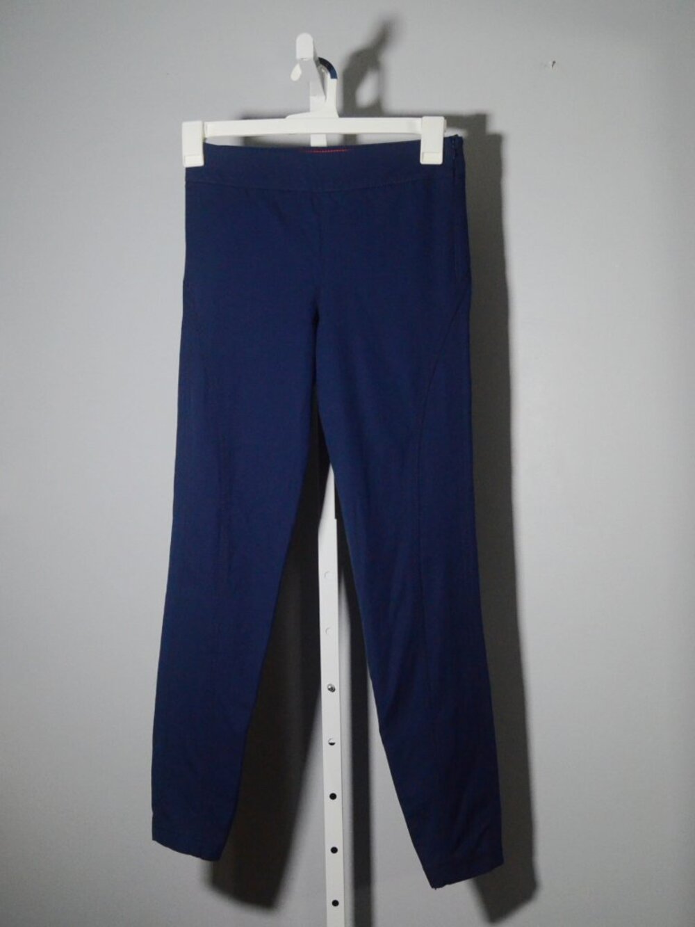 Gigi Hadid/Tommy Hilfiger Size 4 Navy Pants L Side Zip Ankle Zips